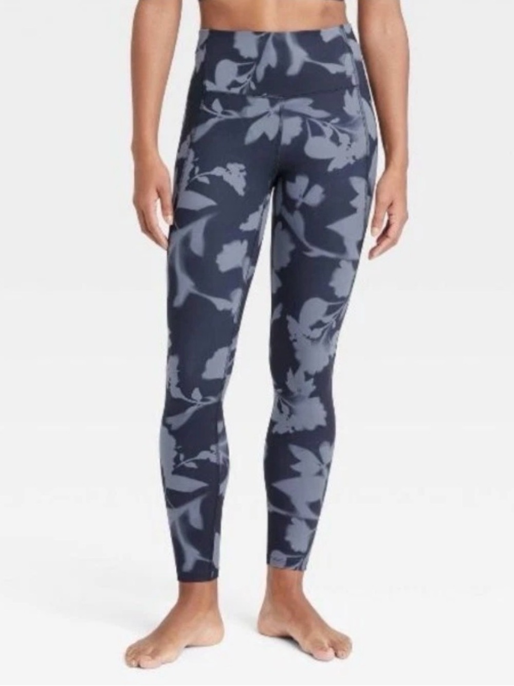 ALL IN MOTION Brushed Sculpt High Rise Leggings w/Pockets Floral size Small
